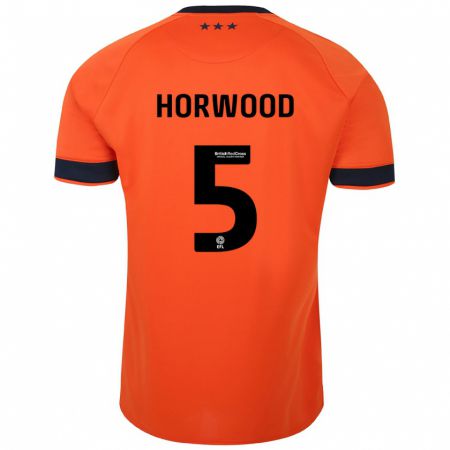 Kandiny Mujer Camiseta Bonnie Horwood #5 Naranja 2ª Equipación 2023/24 La Camisa Chile