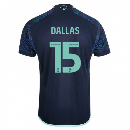 Kandiny Mujer Camiseta Stuart Dallas #15 Azul 2ª Equipación 2023/24 La Camisa Chile