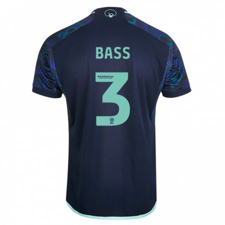 Kandiny Mujer Camiseta Rebekah Bass #3 Azul 2ª Equipación 2023/24 La Camisa Chile