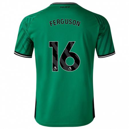 Kandiny Mujer Camiseta Becky Ferguson #16 Verde 2ª Equipación 2023/24 La Camisa Chile
