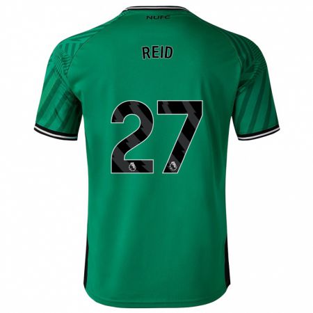Kandiny Mujer Camiseta Hannah Reid #27 Verde 2ª Equipación 2023/24 La Camisa Chile