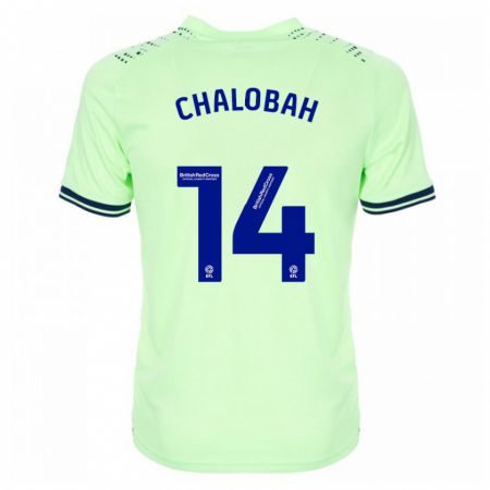 Kandiny Mujer Camiseta Nathaniel Chalobah #14 Armada 2ª Equipación 2023/24 La Camisa Chile