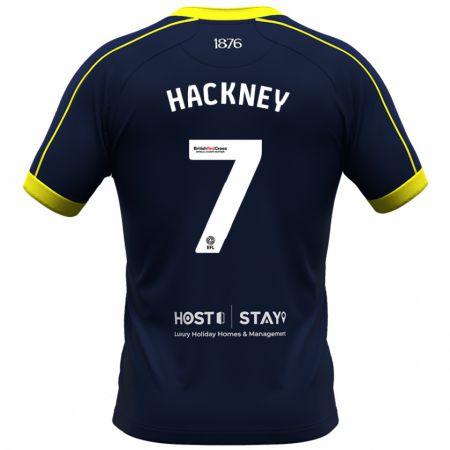 Kandiny Mujer Camiseta Hayden Hackney #7 Armada 2ª Equipación 2023/24 La Camisa Chile