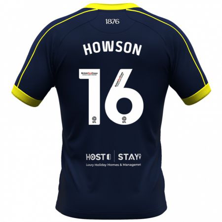 Kandiny Mujer Camiseta Jonathan Howson #16 Armada 2ª Equipación 2023/24 La Camisa Chile