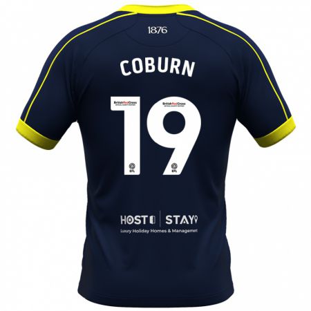 Kandiny Mujer Camiseta Josh Coburn #19 Armada 2ª Equipación 2023/24 La Camisa Chile