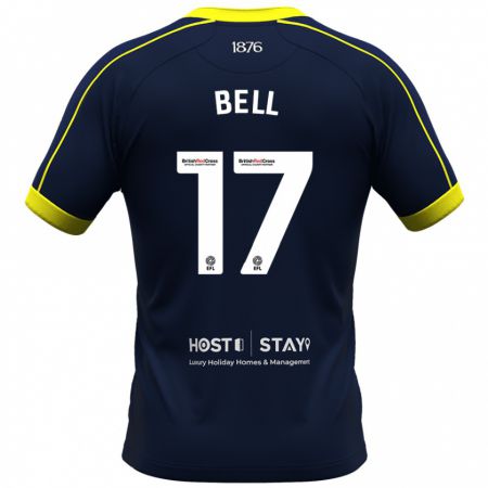 Kandiny Mujer Camiseta Millie Bell #17 Armada 2ª Equipación 2023/24 La Camisa Chile