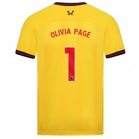 Kandiny Mujer Camiseta Olivia Page #1 Amarillo 2ª Equipación 2023/24 La Camisa Chile