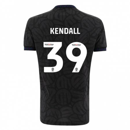 Kandiny Mujer Camiseta Maya Kendall #39 Negro 2ª Equipación 2023/24 La Camisa Chile