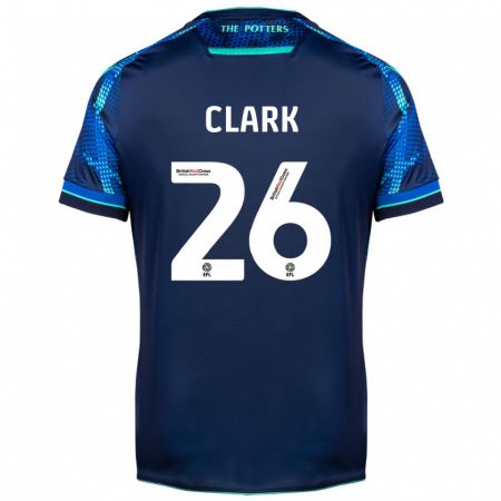 Kandiny Mujer Camiseta Ciaran Clark #26 Armada 2ª Equipación 2023/24 La Camisa Chile