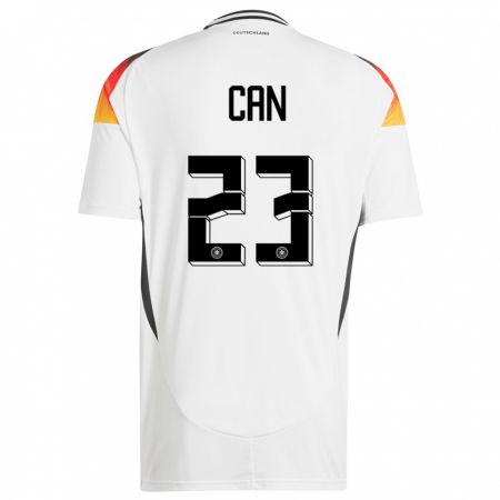 Kandiny Niño Camiseta Alemania Emre Can #23 Blanco 1ª Equipación 24-26 La Camisa Chile