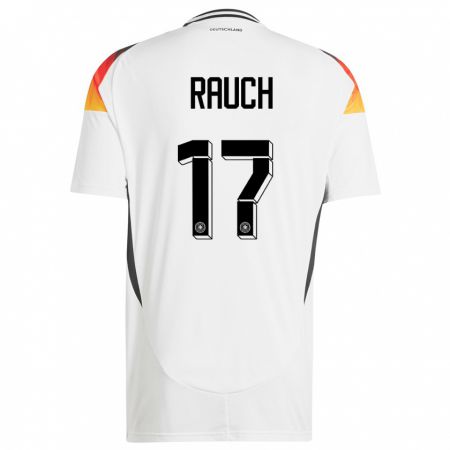 Kandiny Niño Camiseta Alemania Felicitas Rauch #17 Blanco 1ª Equipación 24-26 La Camisa Chile