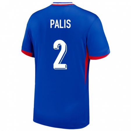 Kandiny Niño Camiseta Francia Ella Palis #2 Azul 1ª Equipación 24-26 La Camisa Chile