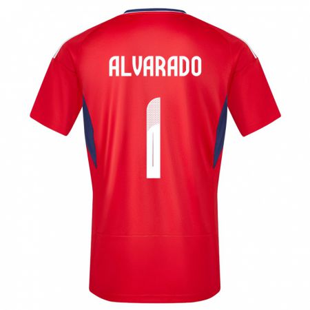 Kandiny Niño Camiseta Costa Rica Esteban Alvarado #1 Rojo 1ª Equipación 24-26 La Camisa Chile