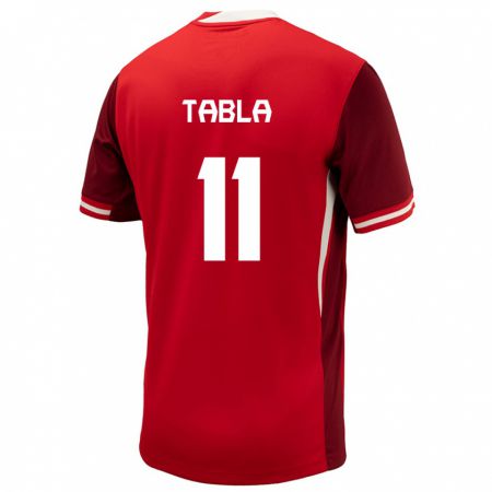 Kandiny Niño Camiseta Canadá Ballou Tabla #11 Rojo 1ª Equipación 24-26 La Camisa Chile