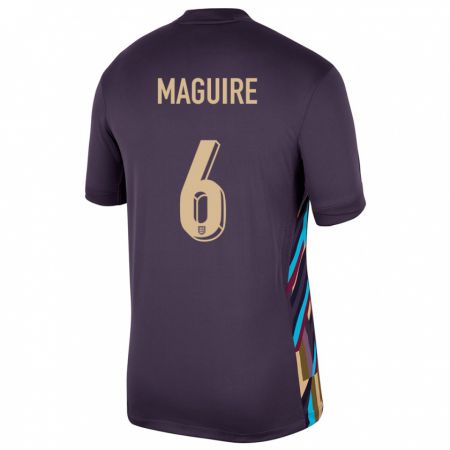 Kandiny Niño Camiseta Inglaterra Harry Maguire #6 Pasa Oscura 2ª Equipación 24-26 La Camisa Chile