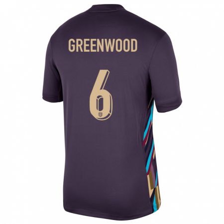 Kandiny Niño Camiseta Inglaterra Alex Greenwood #6 Pasa Oscura 2ª Equipación 24-26 La Camisa Chile