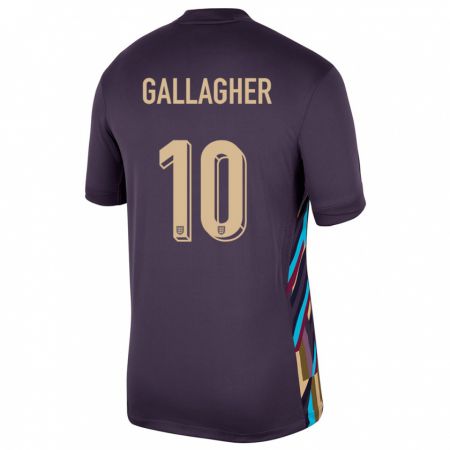 Kandiny Niño Camiseta Inglaterra Conor Gallagher #10 Pasa Oscura 2ª Equipación 24-26 La Camisa Chile