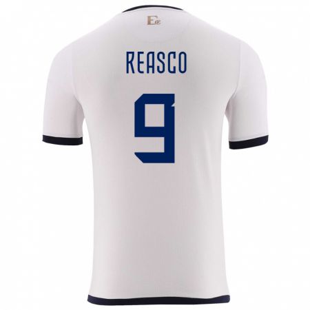 Kandiny Niño Camiseta Ecuador Djorkaeff Reasco #9 Blanco 2ª Equipación 24-26 La Camisa Chile