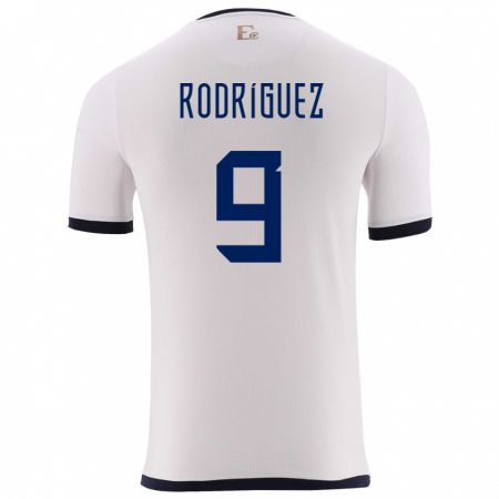 Kandiny Niño Camiseta Ecuador Ingrid Rodriguez #9 Blanco 2ª Equipación 24-26 La Camisa Chile