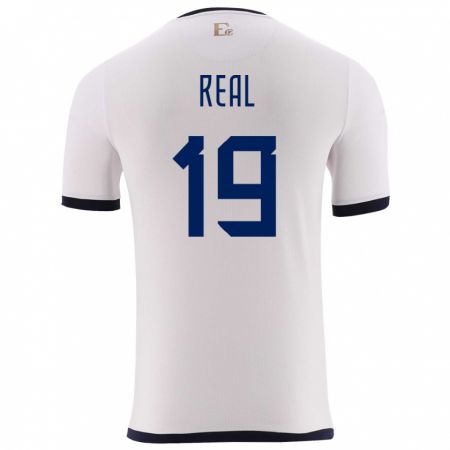 Kandiny Niño Camiseta Ecuador Kerlly Real #19 Blanco 2ª Equipación 24-26 La Camisa Chile