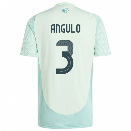 Kandiny Niño Camiseta México Jesus Angulo #3 Lino Verde 2ª Equipación 24-26 La Camisa Chile