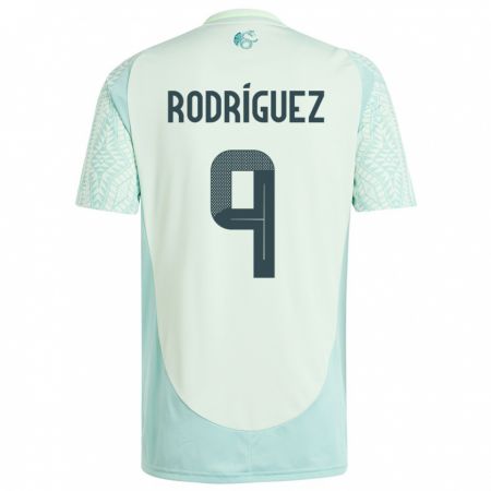Kandiny Niño Camiseta México Carlos Rodriguez #9 Lino Verde 2ª Equipación 24-26 La Camisa Chile
