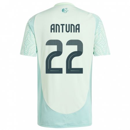 Kandiny Niño Camiseta México Uriel Antuna #22 Lino Verde 2ª Equipación 24-26 La Camisa Chile