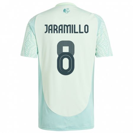 Kandiny Niño Camiseta México Carolina Jaramillo #8 Lino Verde 2ª Equipación 24-26 La Camisa Chile