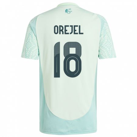 Kandiny Niño Camiseta México Jocelyn Orejel #18 Lino Verde 2ª Equipación 24-26 La Camisa Chile