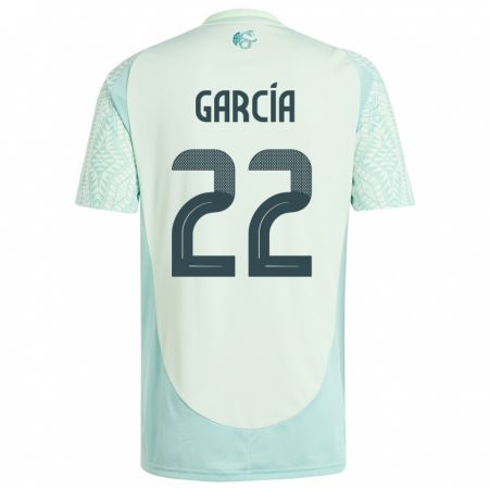 Kandiny Niño Camiseta México Diana Garcia #22 Lino Verde 2ª Equipación 24-26 La Camisa Chile