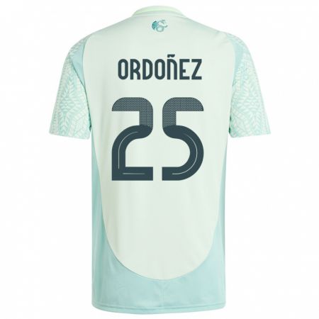 Kandiny Niño Camiseta México Diana Ordonez #25 Lino Verde 2ª Equipación 24-26 La Camisa Chile