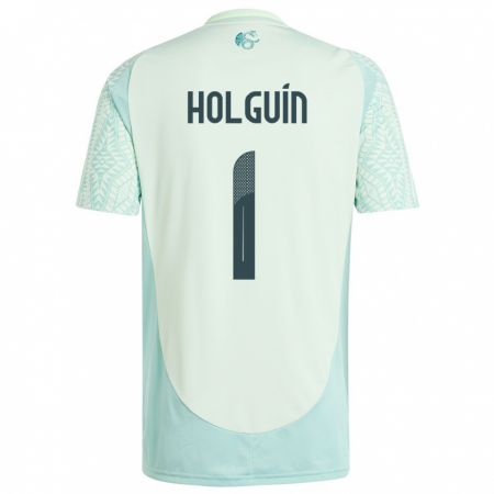 Kandiny Niño Camiseta México Hector Holguin #1 Lino Verde 2ª Equipación 24-26 La Camisa Chile