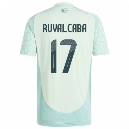 Kandiny Niño Camiseta México Jorge Ruvalcaba #17 Lino Verde 2ª Equipación 24-26 La Camisa Chile