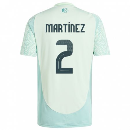 Kandiny Niño Camiseta México Emilio Martinez #2 Lino Verde 2ª Equipación 24-26 La Camisa Chile