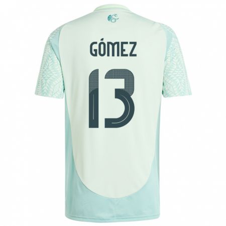 Kandiny Niño Camiseta México Diego Gomez #13 Lino Verde 2ª Equipación 24-26 La Camisa Chile