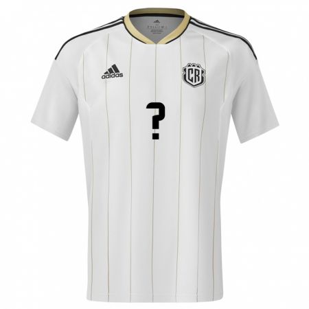 Kandiny Niño Camiseta Costa Rica Bryan Morales #0 Blanco 2ª Equipación 24-26 La Camisa Chile