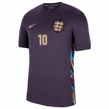 Kandiny Hombre Camiseta Inglaterra Conor Gallagher #10 Pasa Oscura 2ª Equipación 24-26 La Camisa Chile