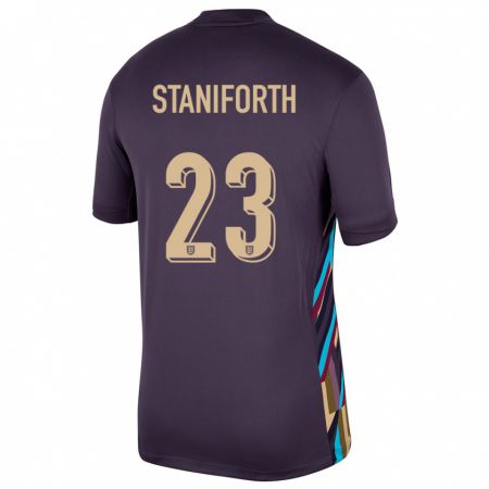 Kandiny Hombre Camiseta Inglaterra Lucy Staniforth #23 Pasa Oscura 2ª Equipación 24-26 La Camisa Chile