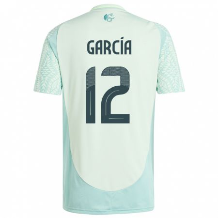 Kandiny Hombre Camiseta México Eduardo Garcia #12 Lino Verde 2ª Equipación 24-26 La Camisa Chile