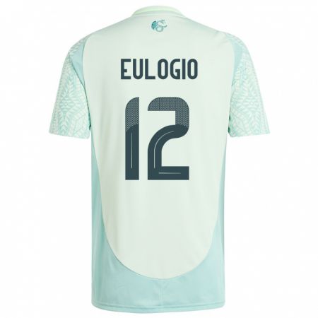 Kandiny Hombre Camiseta México Jose Eulogio #12 Lino Verde 2ª Equipación 24-26 La Camisa Chile