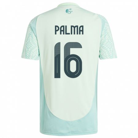 Kandiny Hombre Camiseta México Rafael Palma #16 Lino Verde 2ª Equipación 24-26 La Camisa Chile