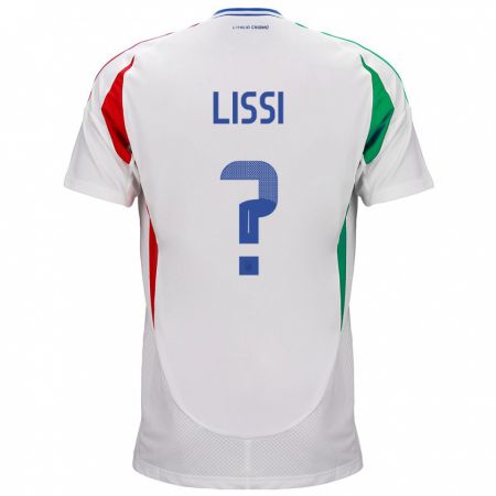 Kandiny Hombre Camiseta Italia Thomas Lissi #0 Blanco 2ª Equipación 24-26 La Camisa Chile