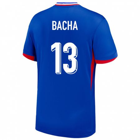 Kandiny Mujer Camiseta Francia Selma Bacha #13 Azul 1ª Equipación 24-26 La Camisa Chile