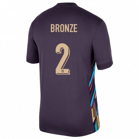 Kandiny Mujer Camiseta Inglaterra Lucy Bronze #2 Pasa Oscura 2ª Equipación 24-26 La Camisa Chile