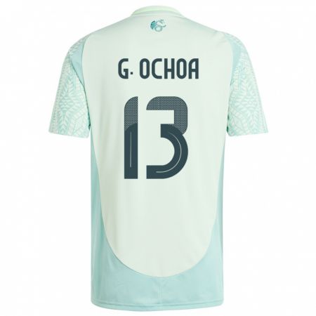 Kandiny Mujer Camiseta México Guillermo Ochoa #13 Lino Verde 2ª Equipación 24-26 La Camisa Chile