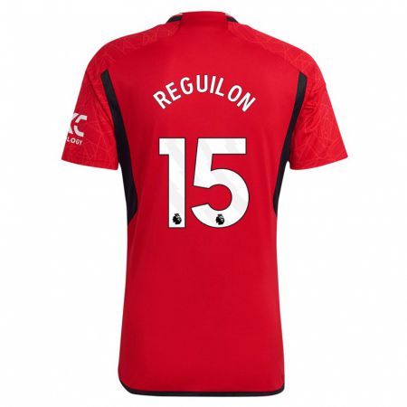 Kandiny Niño Camiseta Sergio Reguilón #15 Rojo 1ª Equipación 2023/24 La Camisa Chile