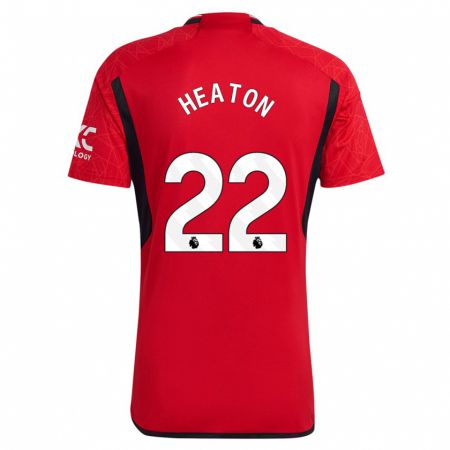 Kandiny Niño Camiseta Tom Heaton #22 Rojo 1ª Equipación 2023/24 La Camisa Chile