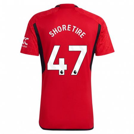 Kandiny Niño Camiseta Shola Shoretire #47 Rojo 1ª Equipación 2023/24 La Camisa Chile