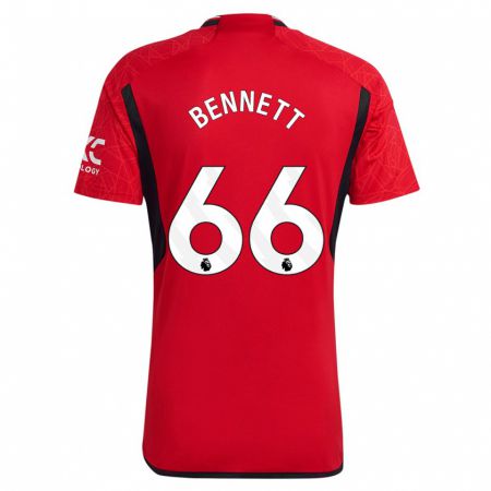 Kandiny Niño Camiseta Rhys Bennett #66 Rojo 1ª Equipación 2023/24 La Camisa Chile