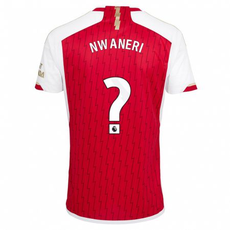 Kandiny Niño Camiseta Ethan Nwaneri #0 Rojo 1ª Equipación 2023/24 La Camisa Chile